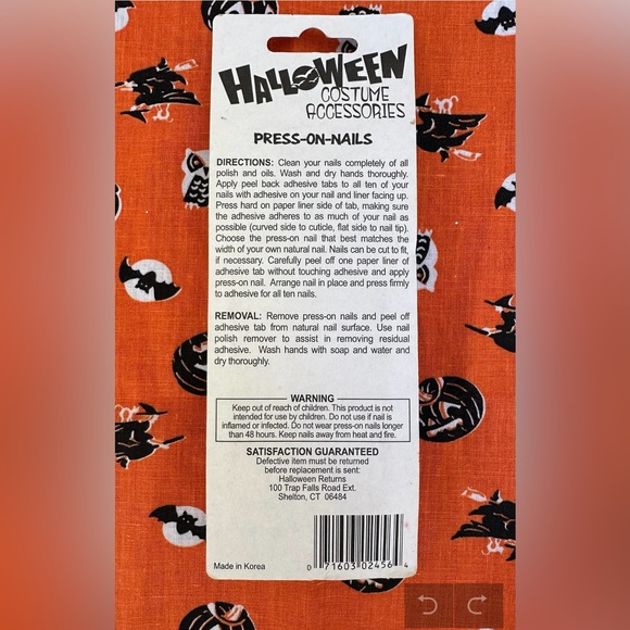 Halloween Make Up Bundle Eyelashes Nails Glitter NIP - Picture 9 of 10